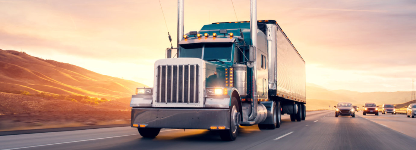 truck in a highway